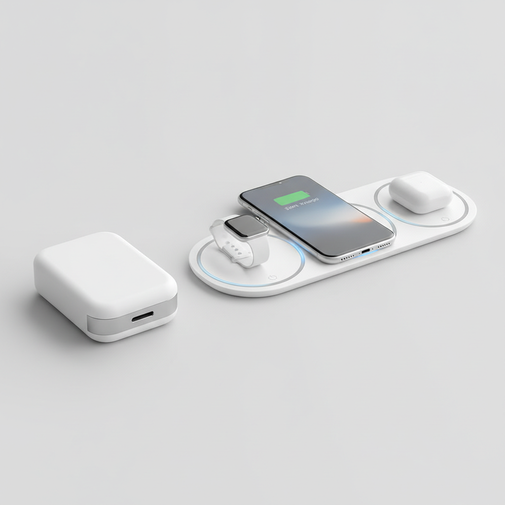 3 IN 1 FOLDABLE WIRELESS CHARGER